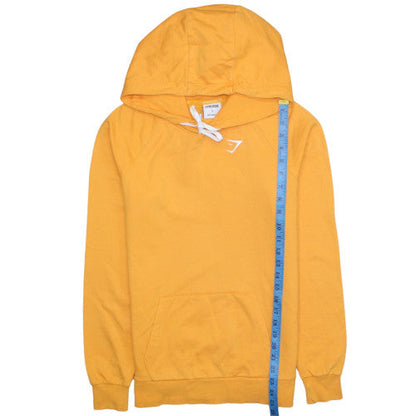 Mens UK Size S Gymshark Yellow Pullover Hoodie