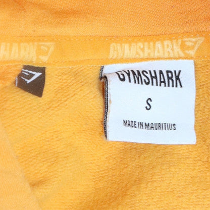 Mens UK Size S Gymshark Yellow Pullover Hoodie