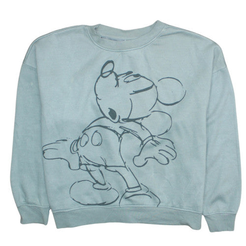 Womens UK Size L Disney Blue Pullover Sweatshirt