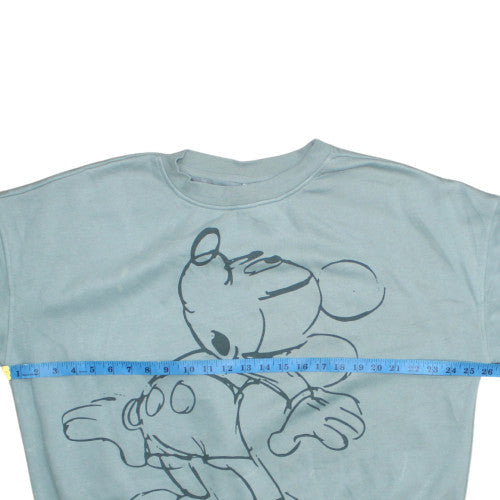 Womens UK Size L Disney Blue Pullover Sweatshirt