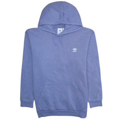 Mens UK Size XL Adidas Blue Pullover Hoodie