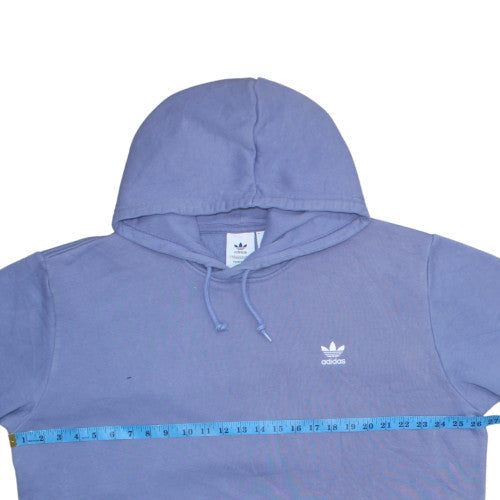Mens UK Size XL Adidas Blue Pullover Hoodie