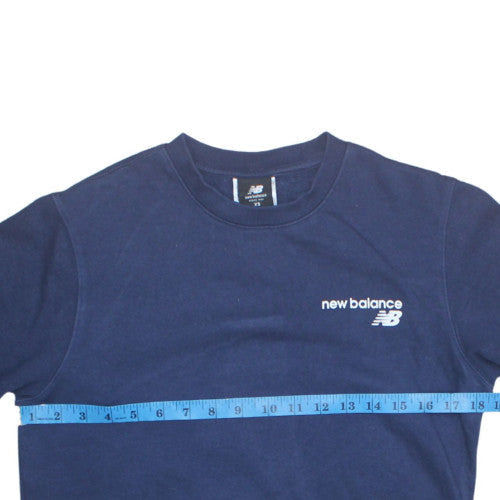 Mens UK Size XS New Balance Blue Pullover Sweatshirt