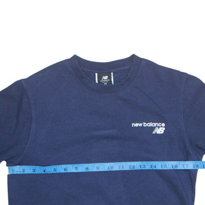 Mens UK Size XS New Balance Blue Pullover Sweatshirt