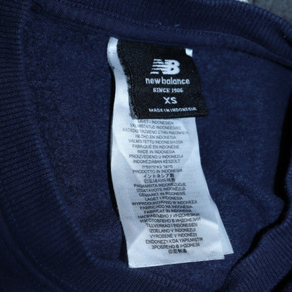 Mens UK Size XS New Balance Blue Pullover Sweatshirt
