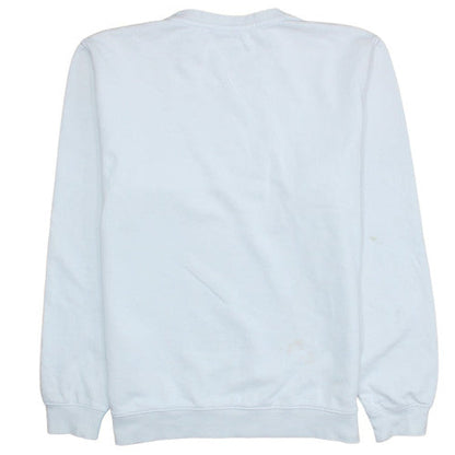 Mens UK Size L Champion White Pullover Sweatshirt