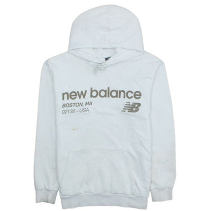 Mens UK Size S New Balance White Pullover Hoodie