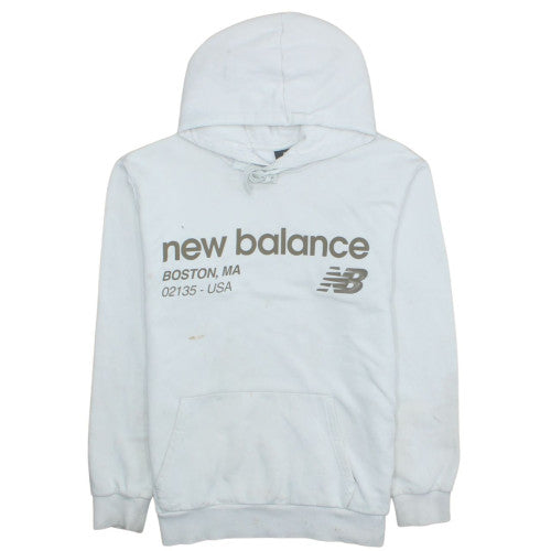 Mens UK Size S New Balance White Pullover Hoodie