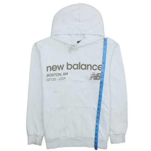 Mens UK Size S New Balance White Pullover Hoodie