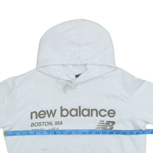 Mens UK Size S New Balance White Pullover Hoodie