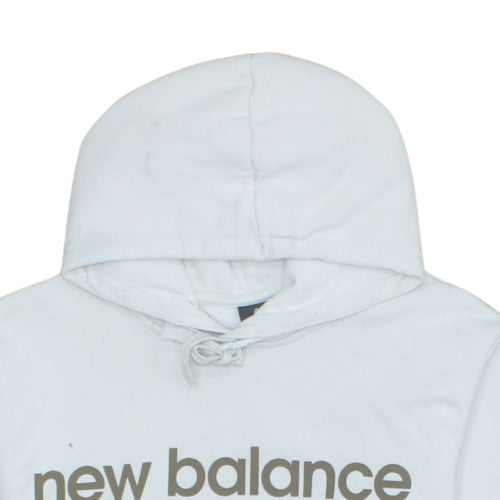 Mens UK Size S New Balance White Pullover Hoodie