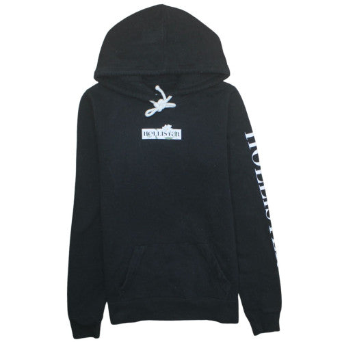 Womens UK Size S Hollister Black Pullover Hoodie
