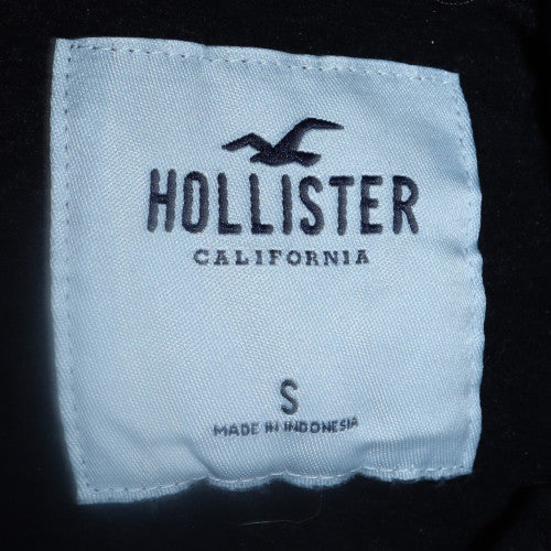 Womens UK Size S Hollister Black Pullover Hoodie