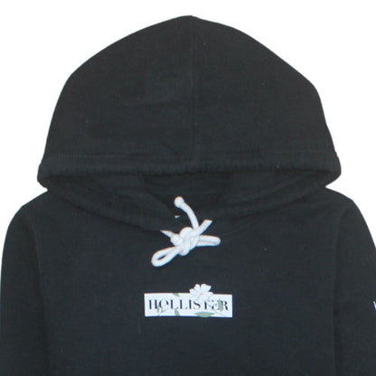 Womens UK Size S Hollister Black Pullover Hoodie