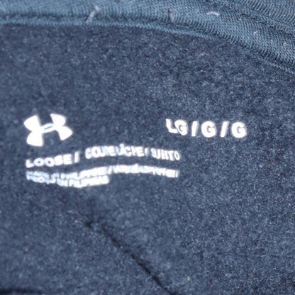 Mens UK Size L Under Armour Black Pullover Hoodie
