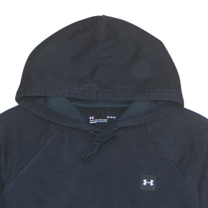 Mens UK Size L Under Armour Black Pullover Hoodie