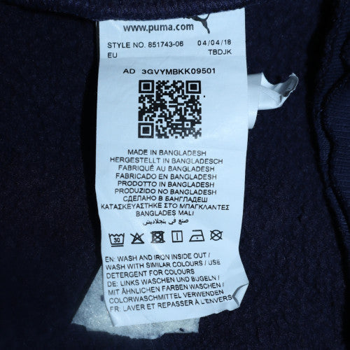 Mens UK Size L Puma Blue Pullover Hoodie