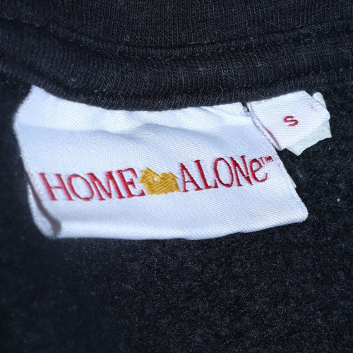 Mens UK Size S Home Alone Black Pullover Hoodie