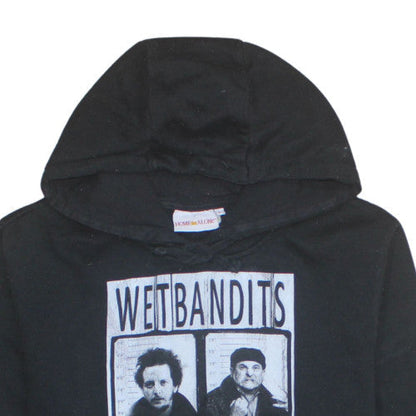 Mens UK Size S Home Alone Black Pullover Hoodie