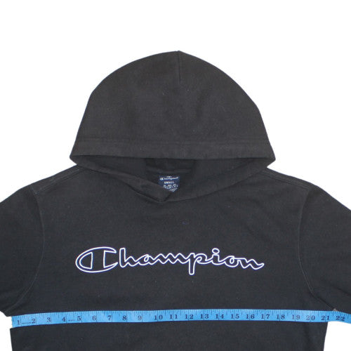 Mens UK Size S Champion Black Pullover Hoodie