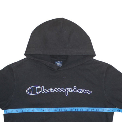 Mens UK Size S Champion Black Pullover Hoodie