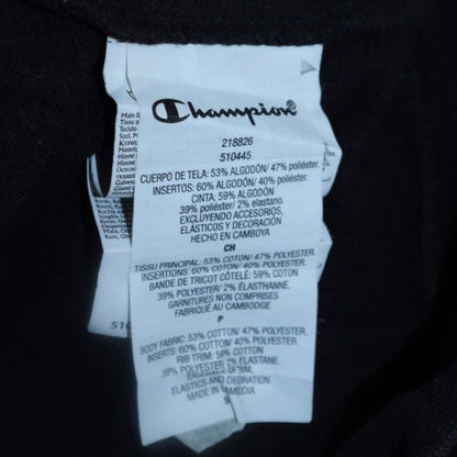 Mens UK Size S Champion Black Pullover Hoodie