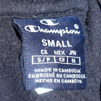 Mens UK Size S Champion Black Pullover Hoodie