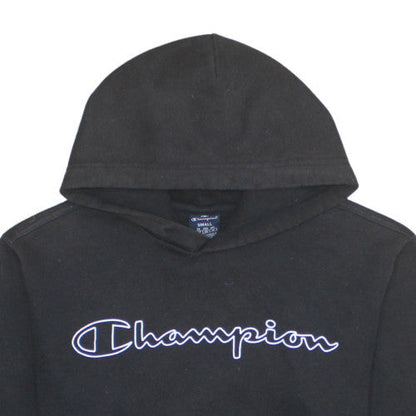 Mens UK Size S Champion Black Pullover Hoodie
