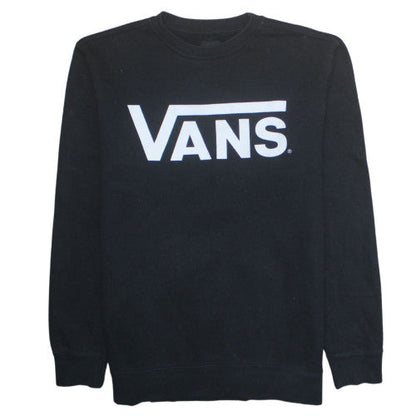 Mens UK Size XS Vans Black Pullover Sweatshirt