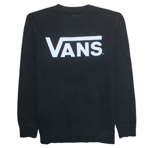 Mens UK Size XS Vans Black Pullover Sweatshirt