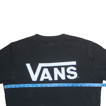Mens UK Size XS Vans Black Pullover Sweatshirt