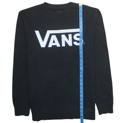Mens UK Size XS Vans Black Pullover Sweatshirt