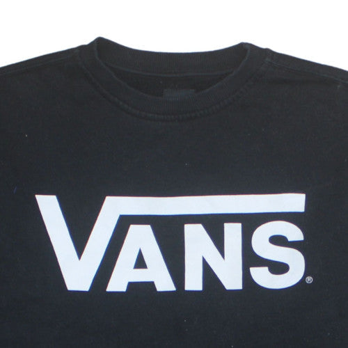 Mens UK Size XS Vans Black Pullover Sweatshirt