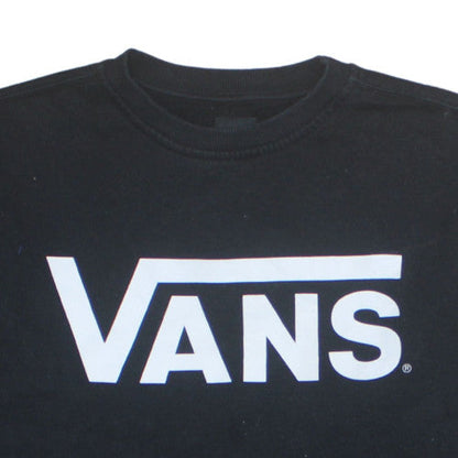 Mens UK Size XS Vans Black Pullover Sweatshirt