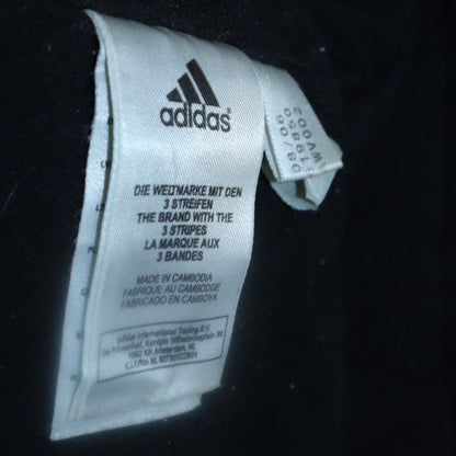 Adidas Womens Black Mid-Length Puffer Jacket Size M Winter Sports Style