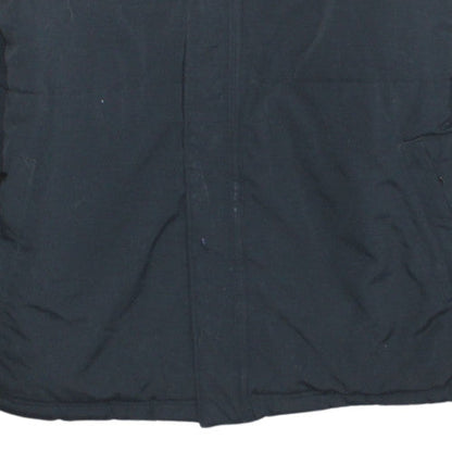 Adidas Womens Black Mid-Length Puffer Jacket Size M Winter Sports Style