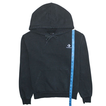 Womens UK Size S Converse Black Pullover Hoodie