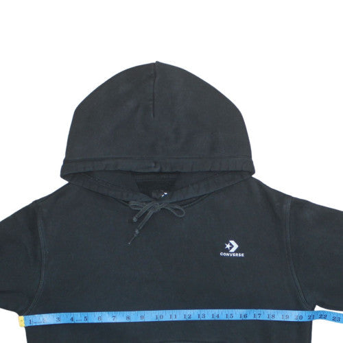 Womens UK Size S Converse Black Pullover Hoodie
