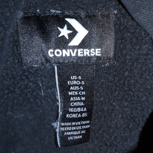 Womens UK Size S Converse Black Pullover Hoodie