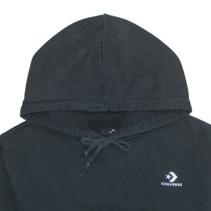 Womens UK Size S Converse Black Pullover Hoodie