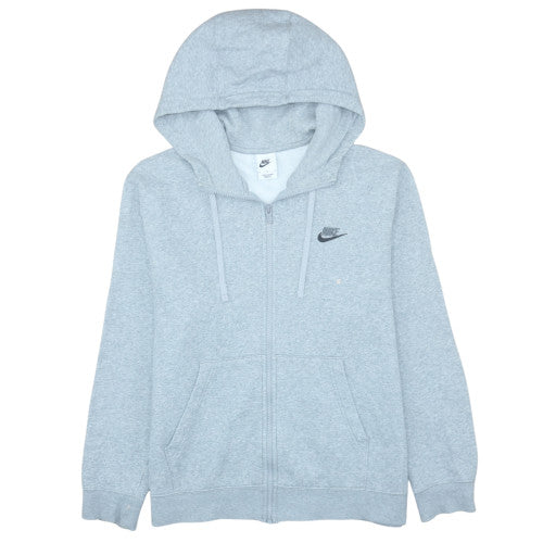 Mens UK Size M Nike Grey Full Zip Hoodie