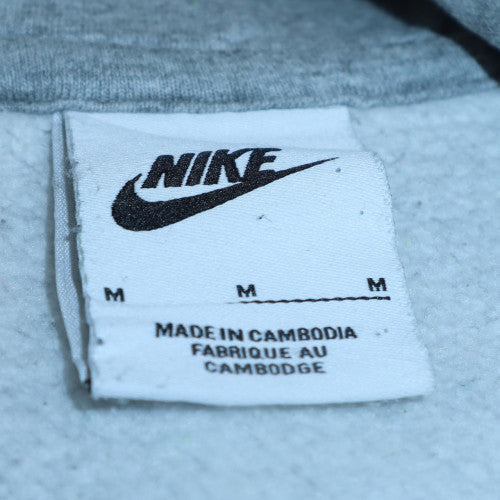 Mens UK Size M Nike Grey Full Zip Hoodie