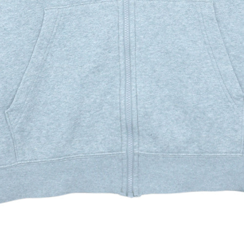 Mens UK Size M Nike Grey Full Zip Hoodie
