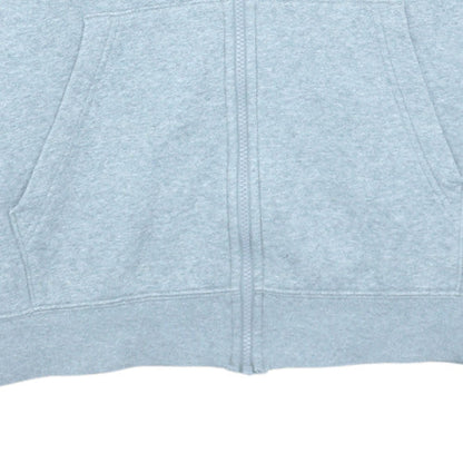 Mens UK Size M Nike Grey Full Zip Hoodie