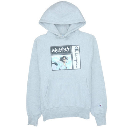 Mens UK Size S Champion Grey Pullover Hoodie