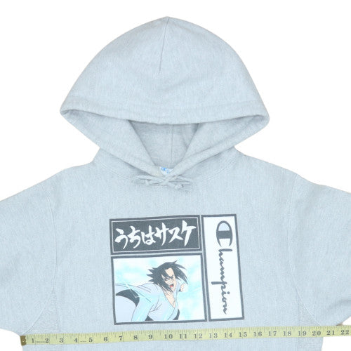 Mens UK Size S Champion Grey Pullover Hoodie