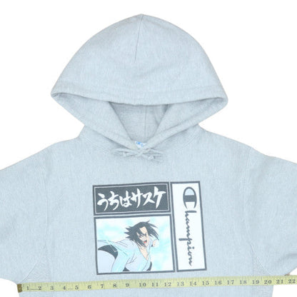 Mens UK Size S Champion Grey Pullover Hoodie