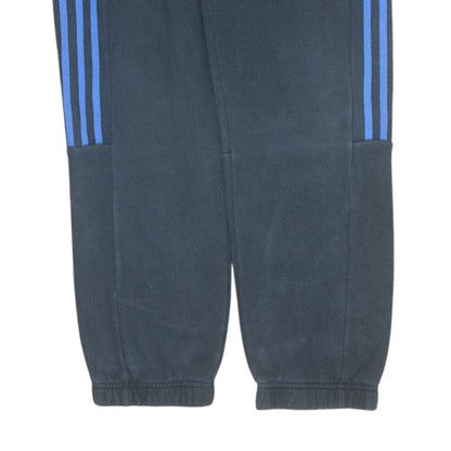 Adidas Men Black Joggers Fleece Activewear Trousers M Regular Fit