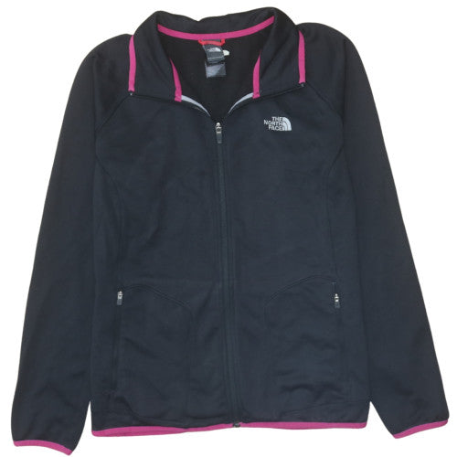 Womens UK Size M The North Face Black Full Zip Sweatshirt