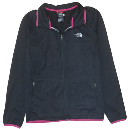 Womens UK Size M The North Face Black Full Zip Sweatshirt